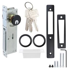 Lxmy4973 Lc Lictop Storefront Door Lock 1-1/8 Inch Backset Commercial Mortise Double Brass Cy