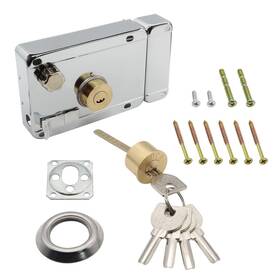 Jj220902-008 Ldexin Home Safety Vertical Keyway Cylinder Deadbolt Rim Lock Set Exterior Door Anti