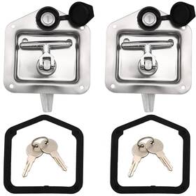 Leimo Kparts 717857752890 T-handle Latch 2 Truck Tool Box Stainless Lock Replacement