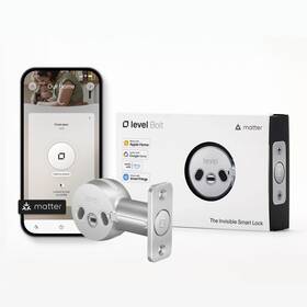 B0f8rc3yrf Level Bolt A3 C-d21u Matter Keyless Smart Deadbolt Alexa/google App - Silver
