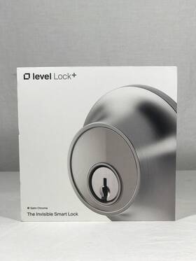 C-f12u Level Home Inc 850009337368 New Lock Plus With Apple Homekey Support Satin Chrome