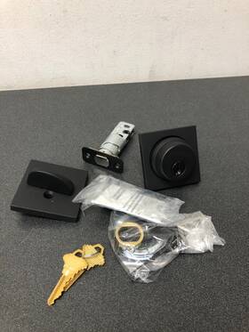 B60ncol622 Lifetime Single Cylinder Deadbolt Matte Black