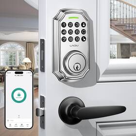 D280 Lndu 198715578492 Keyless Entry Door Lock Smart Deadbolt With Handleset D180 And Keyp