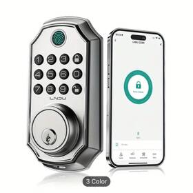 B0c4l Lndu Cerradura De Cerrojo Teclado Electronico Inteligente Huella Dactilar Y Llave
