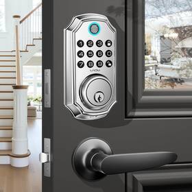 Lndu-l280 Lndu Fingerprint Keyless Door Lock Digital Keypad Deadbolt Auto Ip54 Knobs