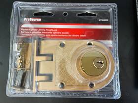 0794685 Lock & Double Cylinder Jimmy Proof Lot 50
