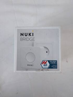 220649 Lock & 120072082122 Nuki Bridge 2.0 Smart Weiss Neu Rechnung Mwst