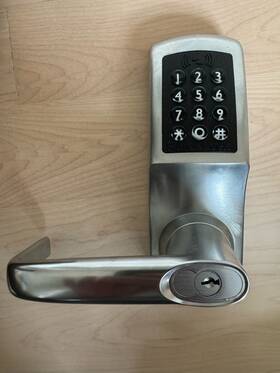 Kic-5510ic-ws Lock & 5510-ws Keyincode Wi-fi Smart Cylindrical Latch Sfic Prepped