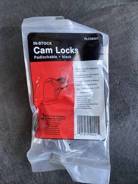 59021 Lock & Ccl Black Padlockable Cam