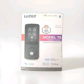 7smb Lock & Lockly Model 7s Deadbolt Edition Smart Lock-fingerprint Sensor - Fast Shipping