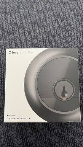 Cl14u Lock & Level Pro - Matter-over-thread Deadbolt Matte Black