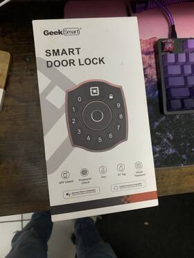 F-501 Lock & Geek Smart Model Burnished Brass