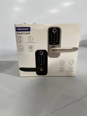 Smus-zns-h001-blk-kit Lock & Smonet Smart With Fingerprint And Fobs Smus-zns-y001-sil Silver