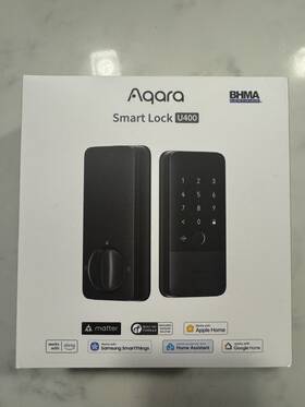 U400 Lock & Aqara Uwb Smart Black New In Box