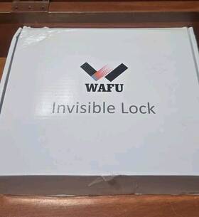 Wf-018pro Lock & Wafu Invisible Wf-010 Wireless Antitheft Door With 4 Remotes Keyless