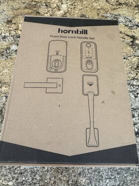M3-swfhs-h Lock & Y4-bwflh-h Smart Wifi Door Hornbill Keyless Entry Front Handleset
