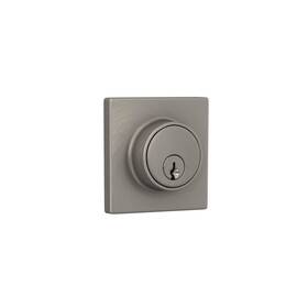Xsd62 Lock Scout Deadbolt With Square Trim Keyed 2 Side Satin Nickel Finish