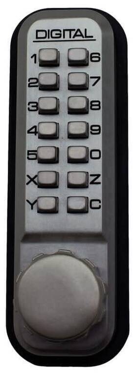 2200sn Lockey 2200 2000 Series Surface Mount Keyless Entry Single - Nickel
