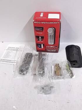 Lockey2210sndc Lockey 2210-sndc Mechanical Keyless Deadbolt Double Sided Combination Satin Nickel