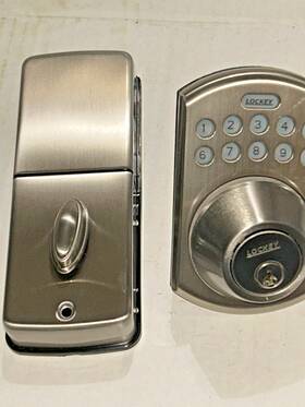 E915snr Lockey Usa Electronic Deadbolt Lock Remote Chip Ready New In Box