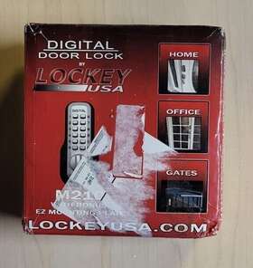 M210dc Lockey M210 Digital Door Lock Mechanical Keyless - Double Combination