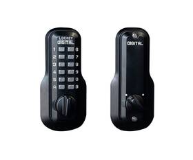 M210jb Lockey Usa Mechanical Keyless Deadbolt Jet Black Ez