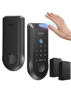 Lockin 850078767165 Veno Smart Deadbolt Lock With Dual Swappable Batteries For 14-month Extended