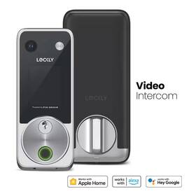 Lockly 313040834840 Vision 2k Video Zeno Satin Nickel Deadbolt Wifi Doorbell Smart Lock Home Key Nig