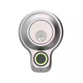Lockly 313106910921 Flex Touch Satin Nickel Minimalistic Bluetooth Deadbolt Lock App Control Alexa