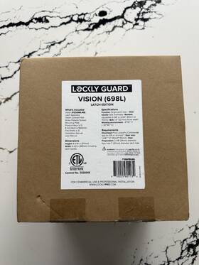 698l Lockly Brand New - Guard Vision Latch Edition