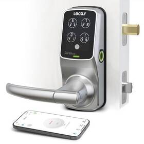 Pgd678w Lockly 810055600380 Duo Interconnected Deadbolt Latch Front Door Handle And S