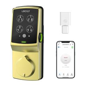 Lockly 810055602230 Secure Pro Wi-fi Smart Door Lock Keyless Entry With Pin Genie Digital Keypa