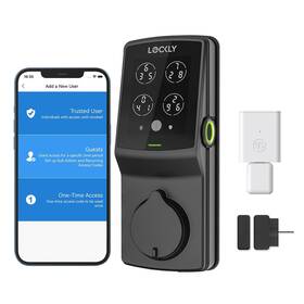 Lockly 810055602681 Secure Pro Deadbolt Wi-fi Smart Lock Keyless Entry Door