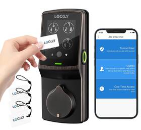 Lockly 810055602780 Secure Plus Rfid Card Smart Lock Keyless Entry Door Locks For F