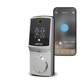 Lockly 810055605927 Smart Lock Secure Pro Fingerprint Keyless Entry Door Built-in W