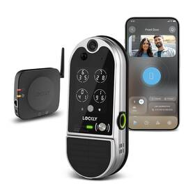 Lockly 810055605972 Vision Elite Video Smart Lock With Camera Wi-fi Deadbolt For Front Doo