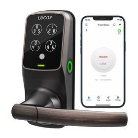 Lockly 850003895079 Secure Plus Bluetooth Smart Door Lock Keyless Entry With Pin Genie Digital
