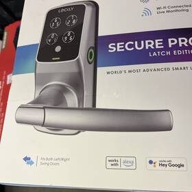 Lockly 850003895147 Secure Pro Wi-fi Smart Door Lock Keyless Entry Pin Genie Keypad