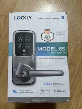 Pgd6s Lockly 6s Smart Lock Latch Edition Touchscreen Keypad Door