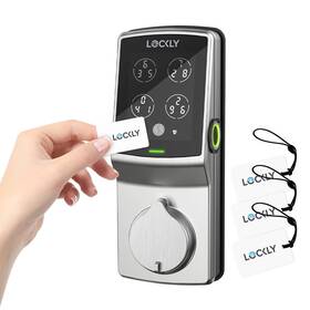 Pgd728fcsn Lockly Secure Plus Rfid Card Smart Lock Keyless Entry Doory Pin Genie