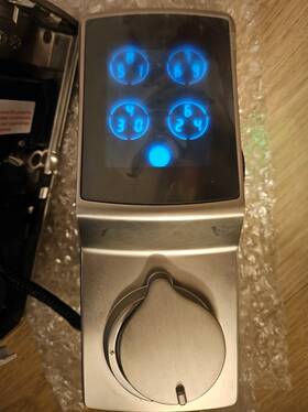 Pgd728fn Lockly Secure Pro Smart Door Lock Wi-fi Deadbolt Fingerprint