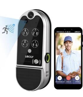 Pgd798nvmb Lockly Vision Elite - Wifi Video Smart Lock With Night Camera