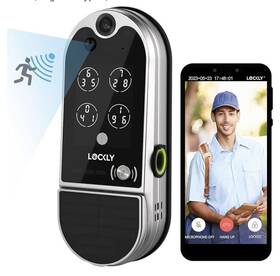 Pgd798nvsn Lockly Vision Elite Smart Lock Deadbolt With App/keypad/biometric/voice Assistant/