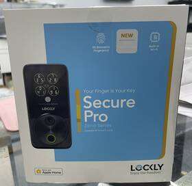 Pgk728whk001042 Lockly Secure Pro Zeno Series Matte Black Deadbolt Wifi Smart Lock New