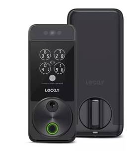 Pgk728wrhkmb Lockly New Visage Facial Recognition Smart Lock With Fingerprint Siri/alexa/google