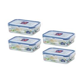 Hpl810c Locknlock Lock And No Bpa Water Tight Food Container With 2 Divider Cups 1.5-cu