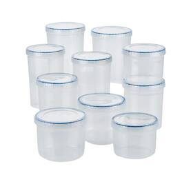 Lls143a10 Locknlock Lock And Easy Essentials Food Storage Bin Set/airtight Container Lids/bpa-