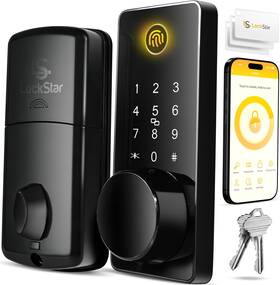 S11obbl-f Lockstar Keyless Entry Smart Deadbolt Door Lock Multiple Methods - New