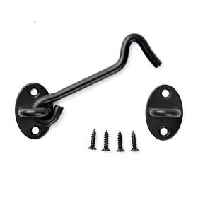 Fnga004 Lokytobi 4 Inch Privacy Hook And Eye Latch Easy Lock For Sliding Barn Door Woo