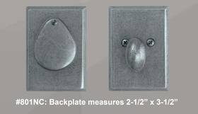 801nc Longleaf Collection Deadbolt With Rectangular Rosette Antique Nickel